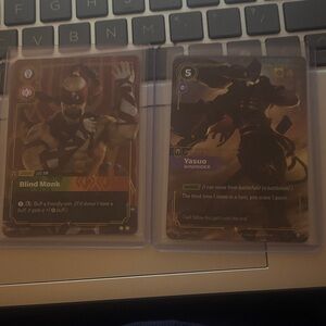 Blind Monk and Yasuo Trading Cards